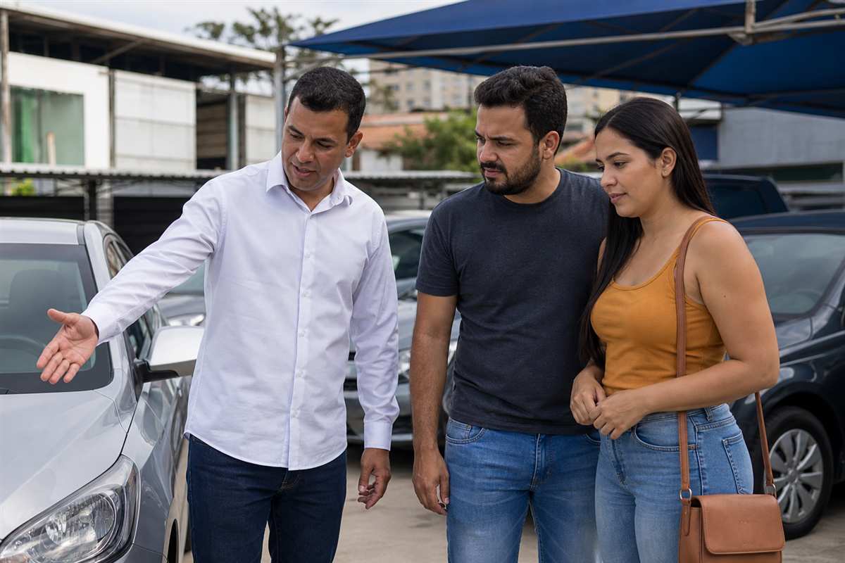Compra de veículo usado em lote